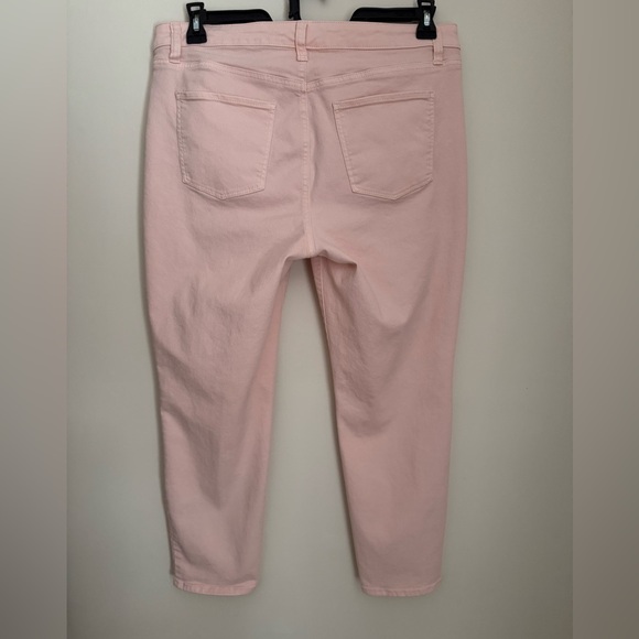 Talbots Slim Ankle Jeans Women’s Size 12 Petite Pink Ballet - Picture 3 of 6